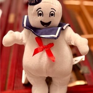 2011 Ghostbusters Stay Puft Marshmallow Man 10” Plush Toy - Excellent Used Cond.